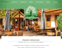 Tablet Screenshot of gasthof-kellermann.de